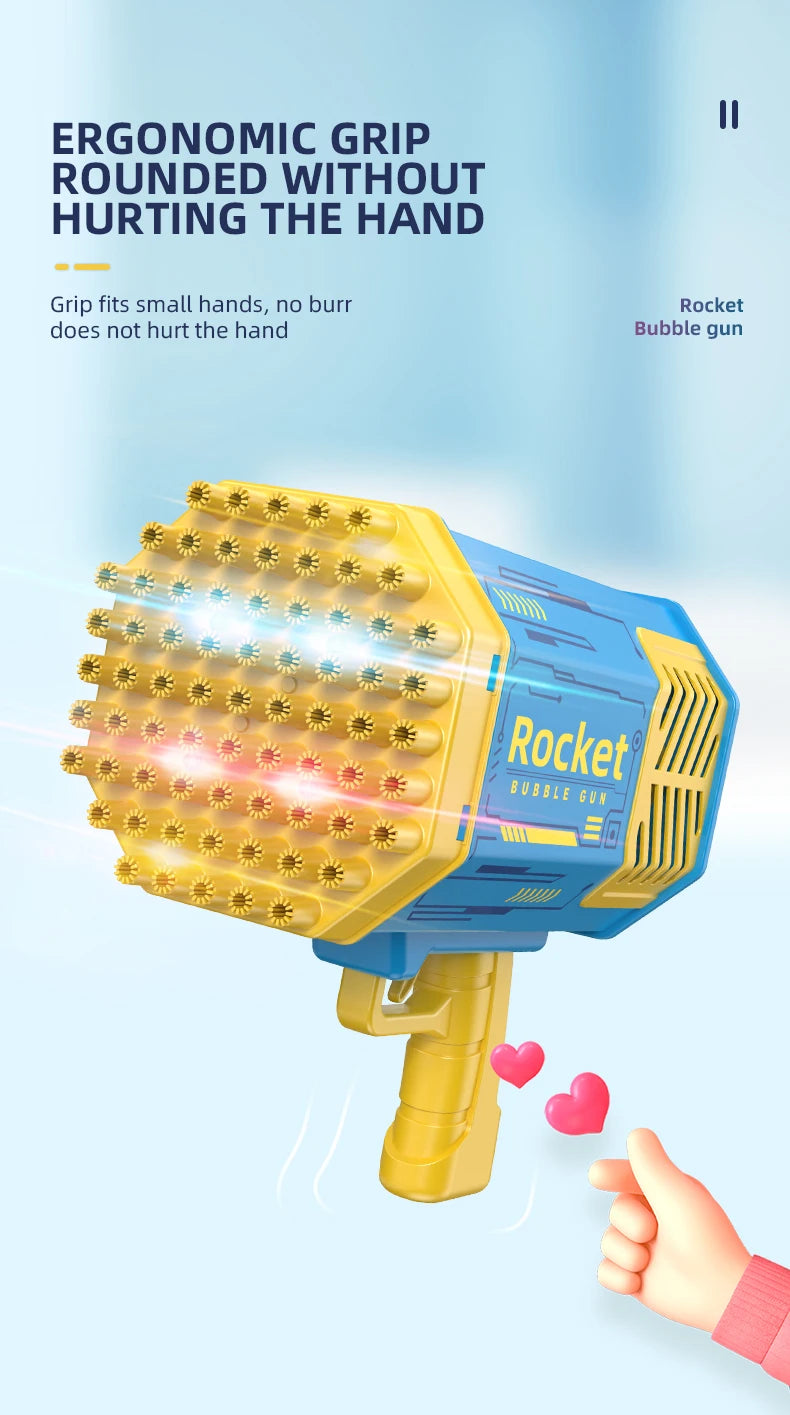 Rocket Bubble Blaster Gun