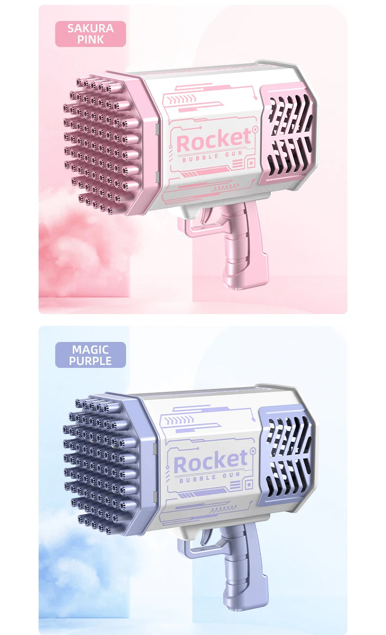 Rocket Bubble Blaster Gun