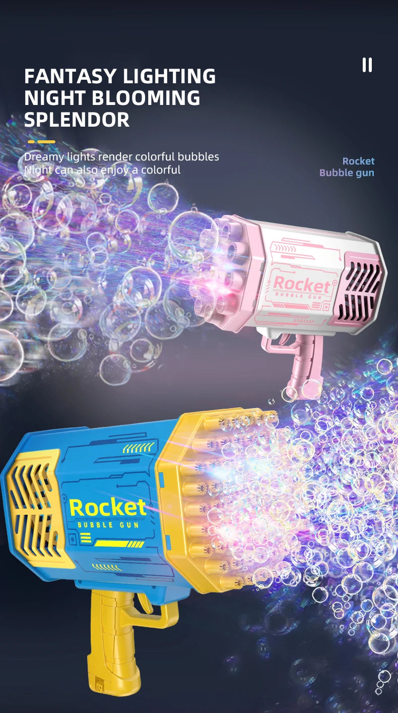 Rocket Bubble Blaster Gun
