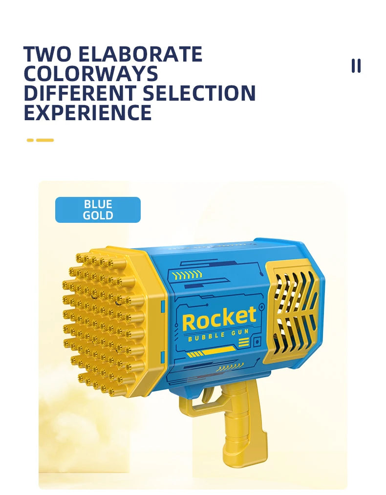 Rocket Bubble Blaster Gun